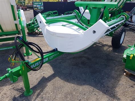 used hustler round bale unwinder